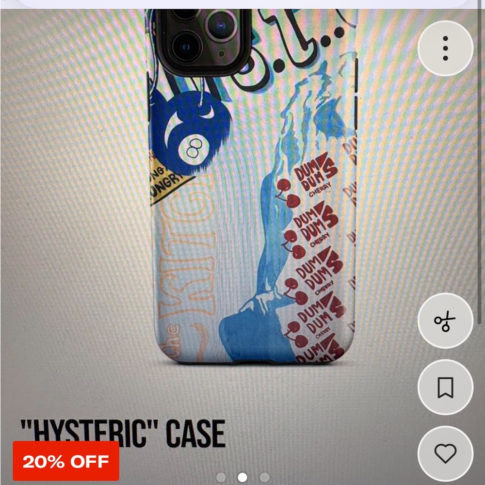 SDH paints hysteric iPhone 13 case